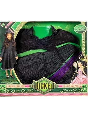 WICKED  Black Witch Costume Dress - Kids